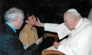 con Giovanni Paolo II